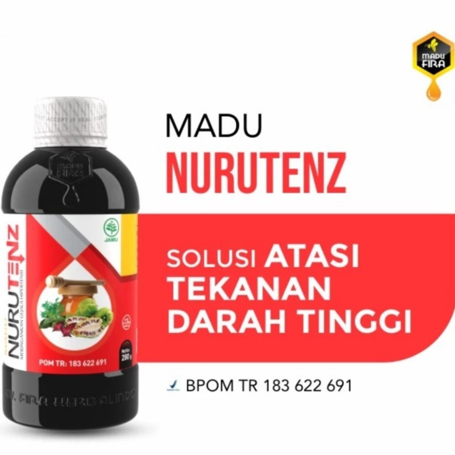 

MADU NURUTENZ 280gr - Membantu Atasi Tekanan Darah Tinggi Hipertensi