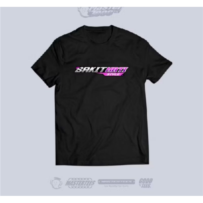 KAOS HITAM SAKIT HATI STYLE DESAIN GRAFIS KEREN NYAMAN DIPAKAI