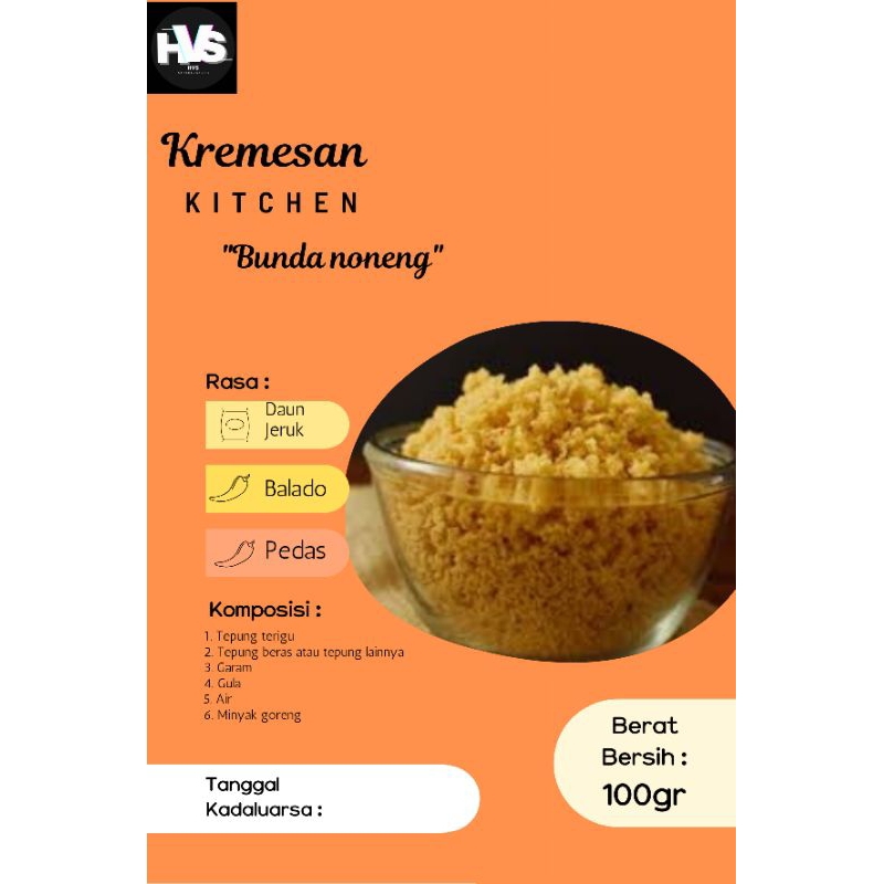 

Kremesan kriuk toping nasi anget penambah nafsu makan