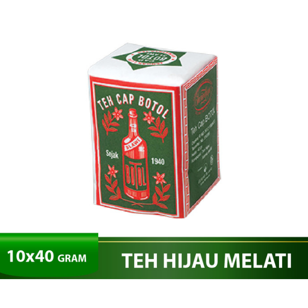 

TEH BOTOL BUBUK HIJAU [ 10pcs x 40gr ] PACK