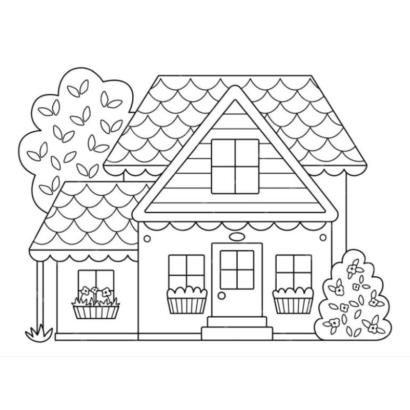 

20 lembar kertas mewarnai gambar A4