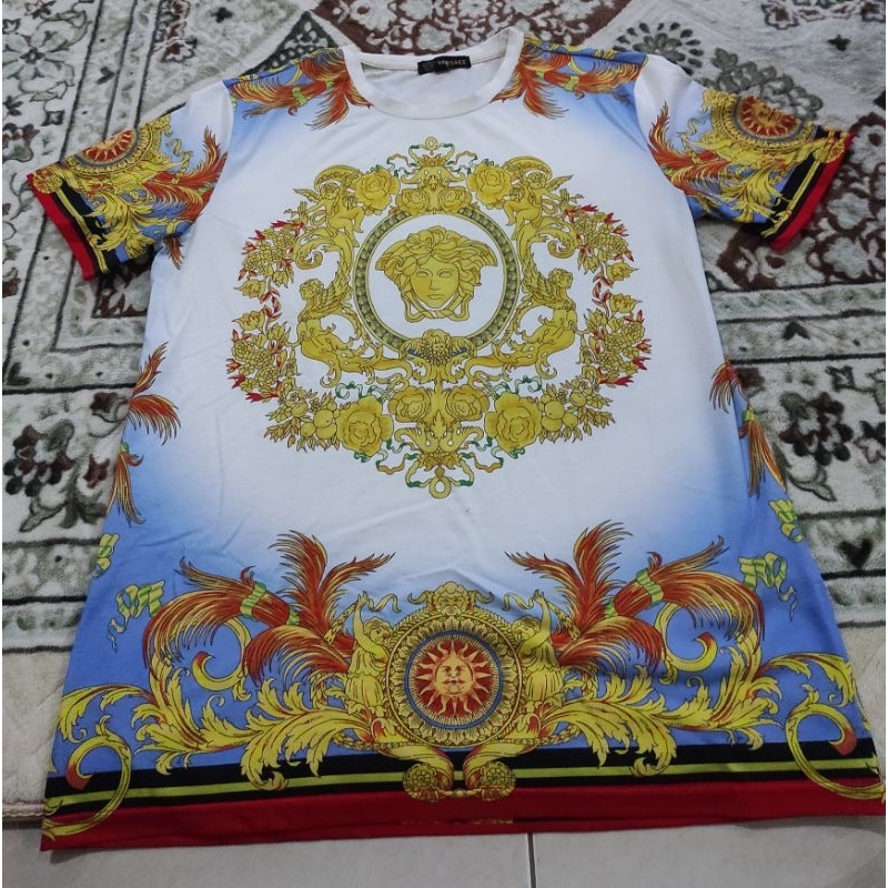 kaos Pria preloved VERSACE