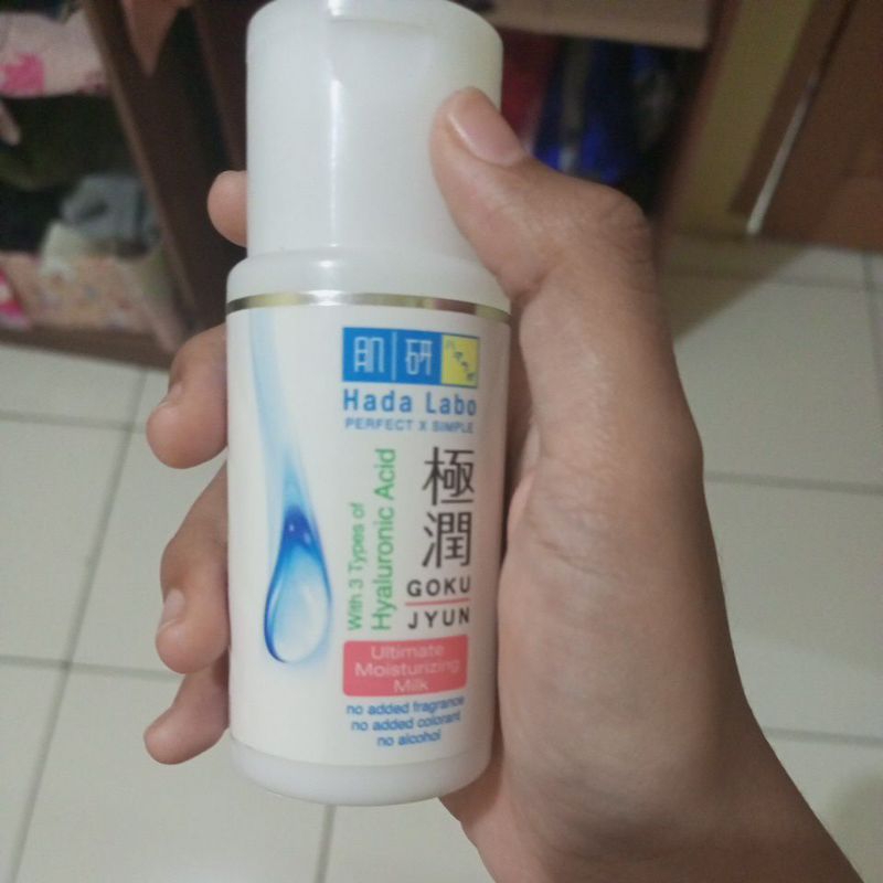 preloved hadalabo moisturizer