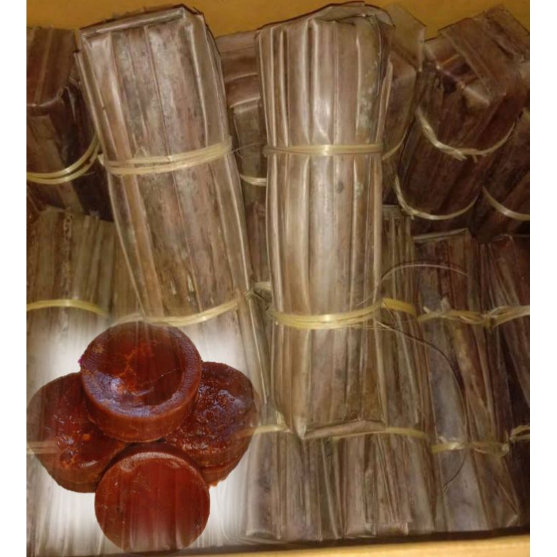 

Gula Aren asli kemasan daun kelapa kering 10 kg(isi10 bungkus)