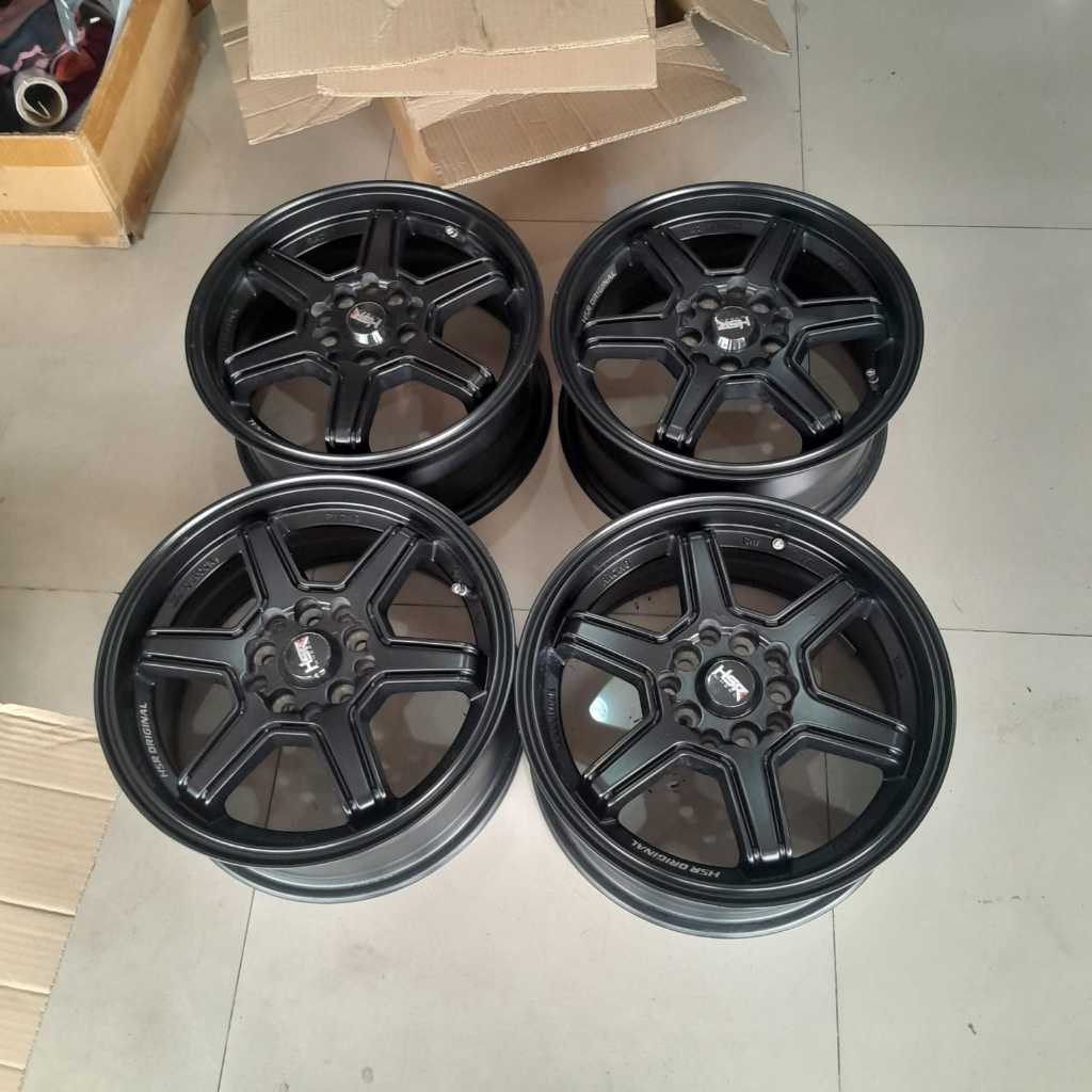 VELG MOBIL BEKAS PELEG HSR MINAS HSR RING 15 LEBAR 6,5 PCD 10x100/114 ET 42 VELG UNTUK MOBIL AVANZA 