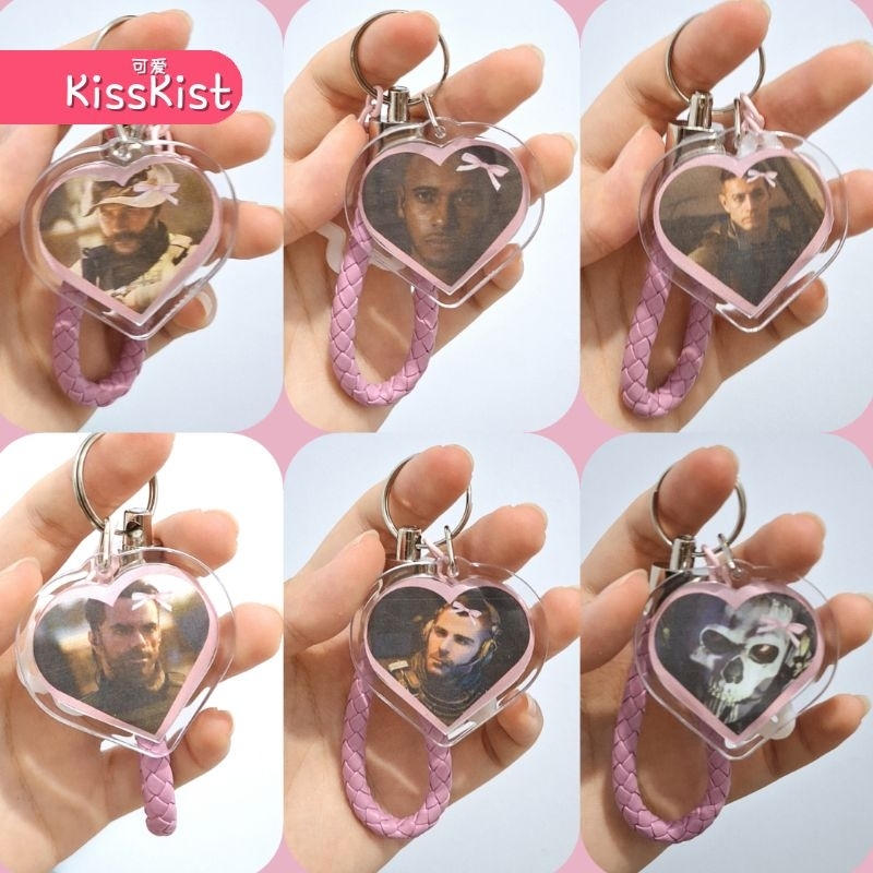 Call of Duty Modern Warfare MW 2022 & 2009 Warzone WZ Keychain by KissKist | Ghost Simon Riley Capta