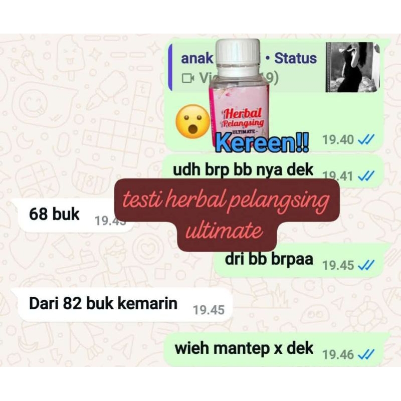 

herbal setengah botol