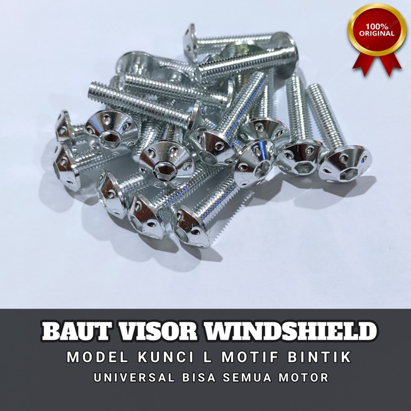 BAUT VISOR BAUT PROBOLT VISOR WINSIELD FULL CNC PNP NMAX TURBO PCX LEXY NMAX NEW NMAX OLD ORI THAILA