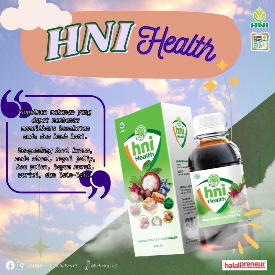 HNI Health Extrafood Extra Food HNI HPAI Madu Gemuk