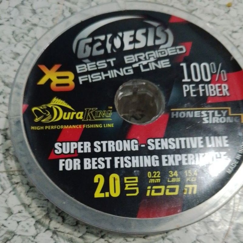 tali pancing PE 2 x8 100m