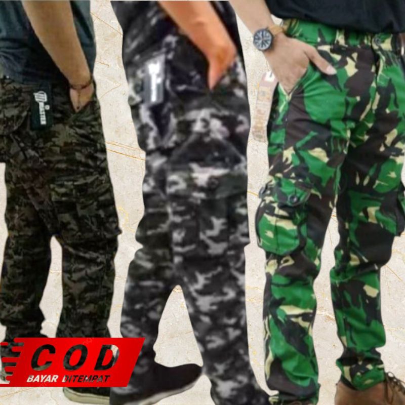 CELANA PANJANG LORENG RUSIA GREY MOTIP LORENG TREND