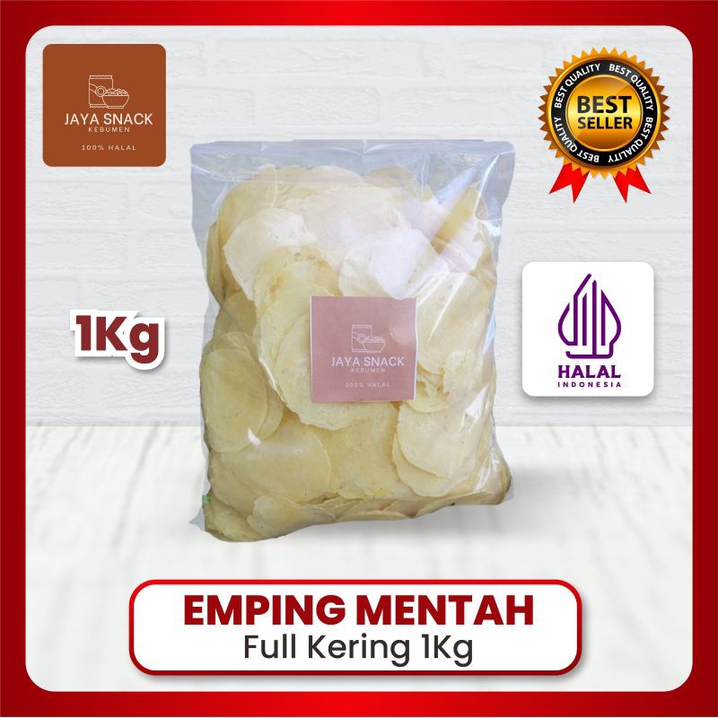 

Emping Kemasan 1 Kg/Emping Melinjo Per 4-5 Biji Melinjo/Emping Mentah Tipis/Emping Melinjo Super