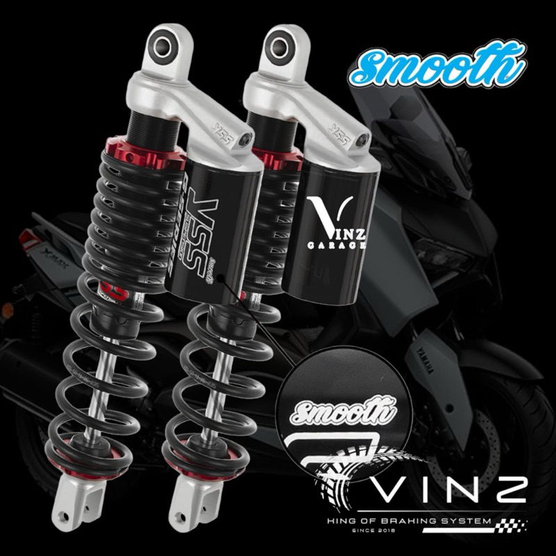 Shock Shockbreaker YSS G Series Xmax 350 MM Black Series Shock YSS XMAX G-Series Smooth 350 MM YSS G