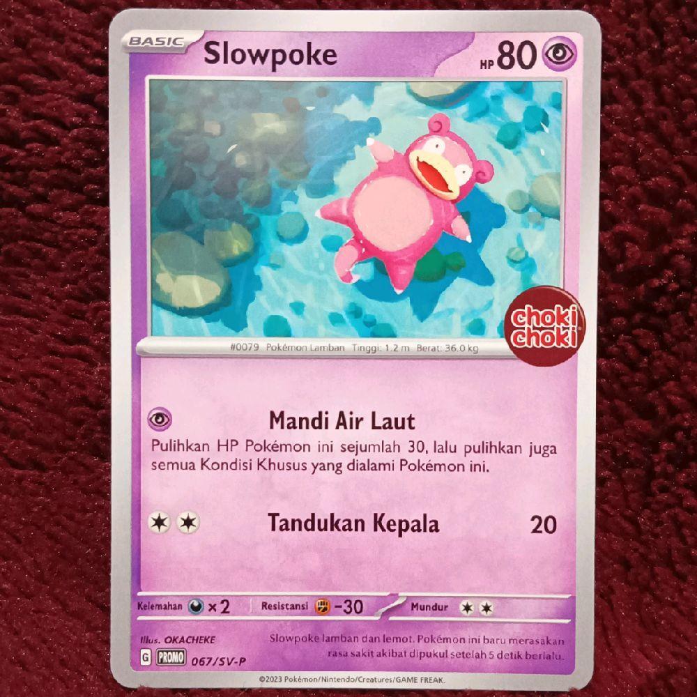 Slowpoke Promo Choki Choki 067/SV-P - Pokemon TCG Indonesia