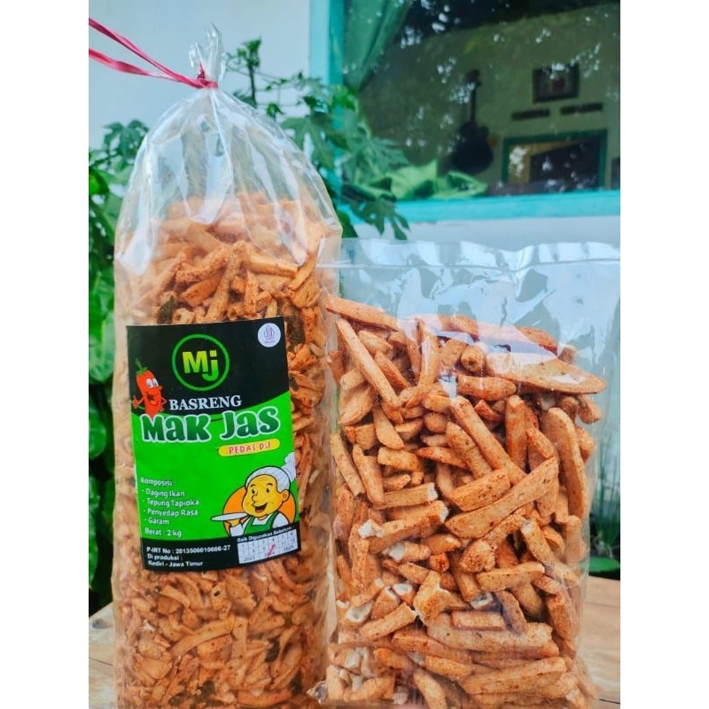

Basreng Mak-Jas pedas Dj isi 250g,500g,1kg,2kg