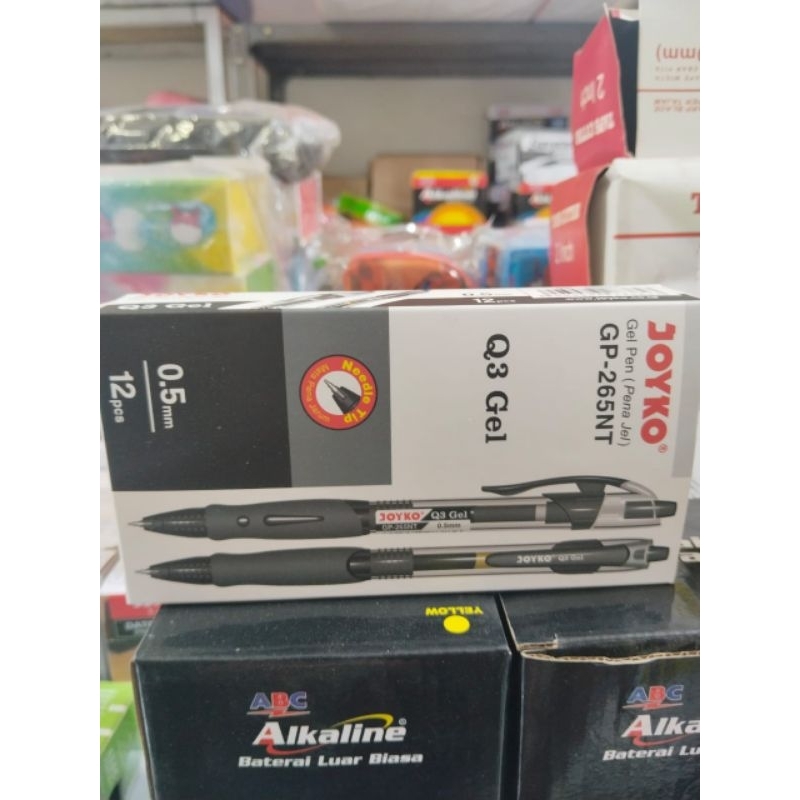 

Pulpen Joyko Gp 256 Hitam 1 pack isi 12 pcs