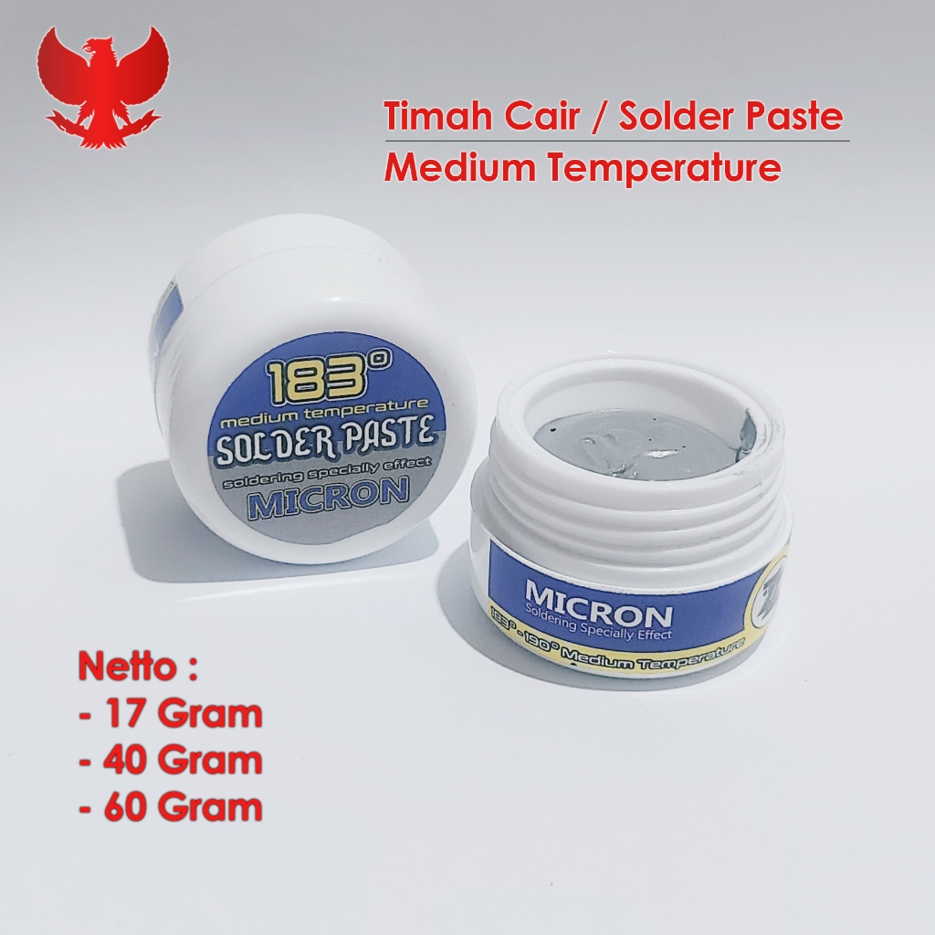 TIMAH PASTA 183° ANTI KERING TIMAH CAIR MEDIUM TEMPERATUR
