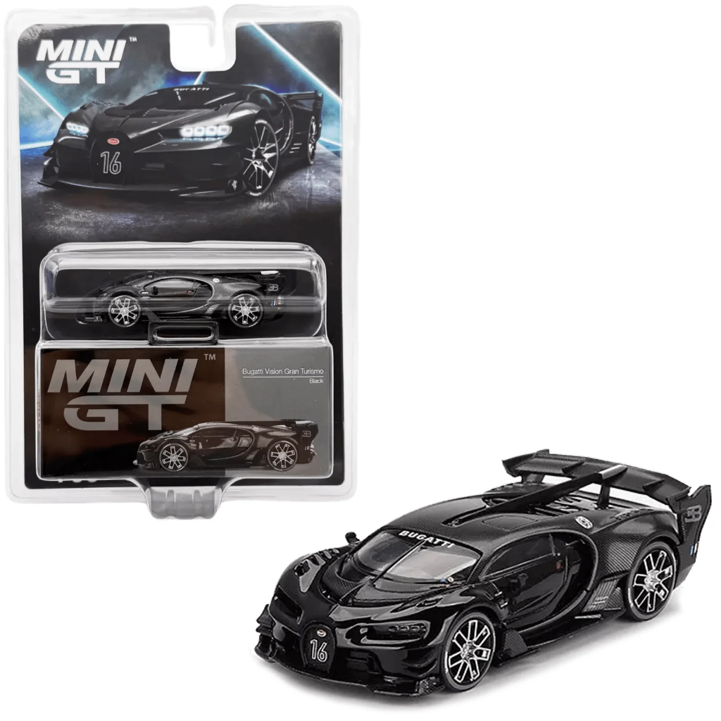 Mini GT 795 Bugatti Vision Gran Turismo Black