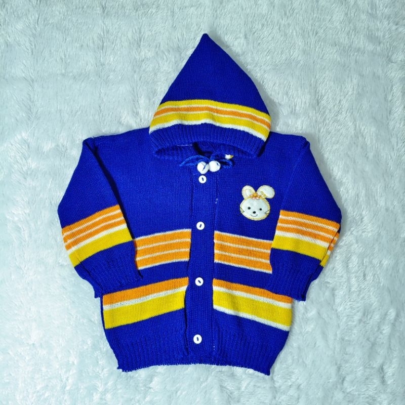 Jaket Rajut Bayi Sweater Bayi 0-6 Bulan Jaket Rajut Bayi Perempuan Dan Laki-laki