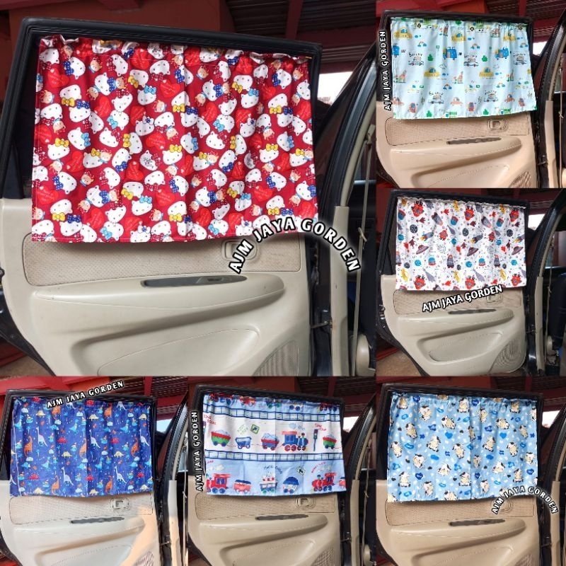 GORDEN MOBIL TERMURAH gorden mobil kaca samping / Gorden mobil tempel / Tirai mobil kaca samping/ go