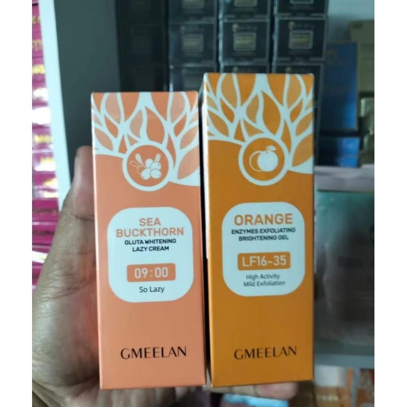 GMEELAN SET SKINCARE EXFOLIATING GEL+LAZY CREAM