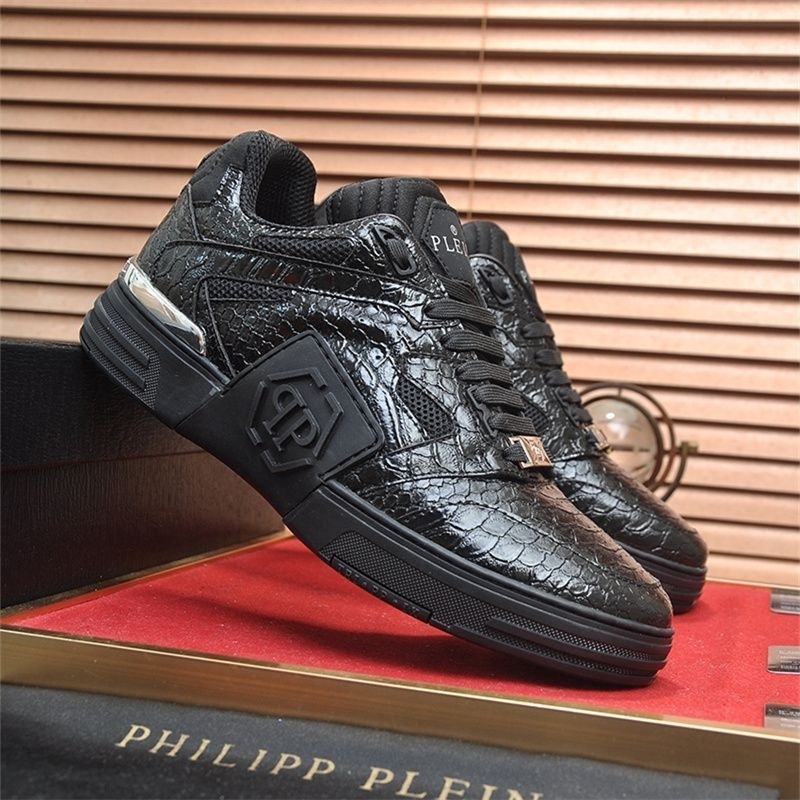 SEPATU PHILIPP PLEIN SNEAKERS SLIPON KULIT