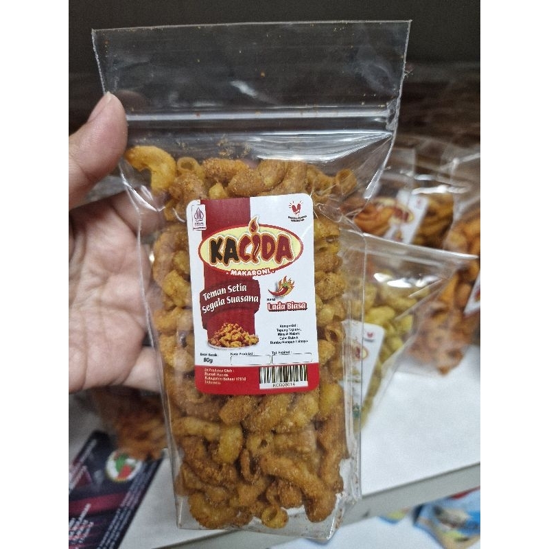 

Cemilan Makaroni Pedas Krispy