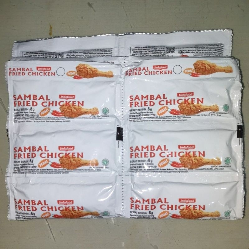 

Indofood Sambal Fried Chicken 8gr isi 24 sachet