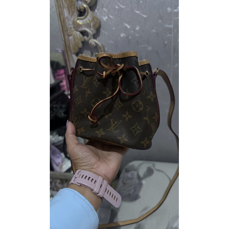 tas serut mini LV kulit pahit