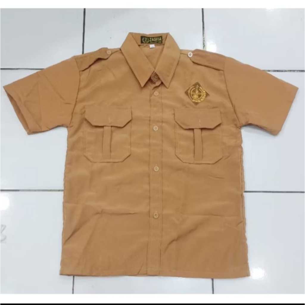 Baju Pramuka Laki Pendek / Baju Pramuka Laki Pendek SD-SMP-SMA / Baju Pramuka Laki Lengan Pendek SD-