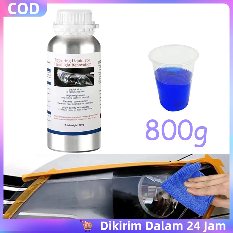 Liquid Coating Cairan Perbaikan Lampu Mobil Perbaikan Lampu Mobil Nano Burn Coating Headlamp Cairan