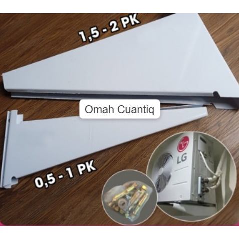 set braket penyangga AC merk LG baru 1/2 PK