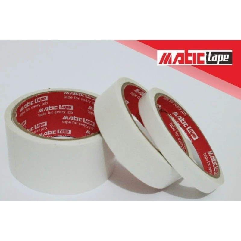 

Matic Double Tape Super Kuat Perekat / Isolasi Double Tape / Isolasi Bolak Balik