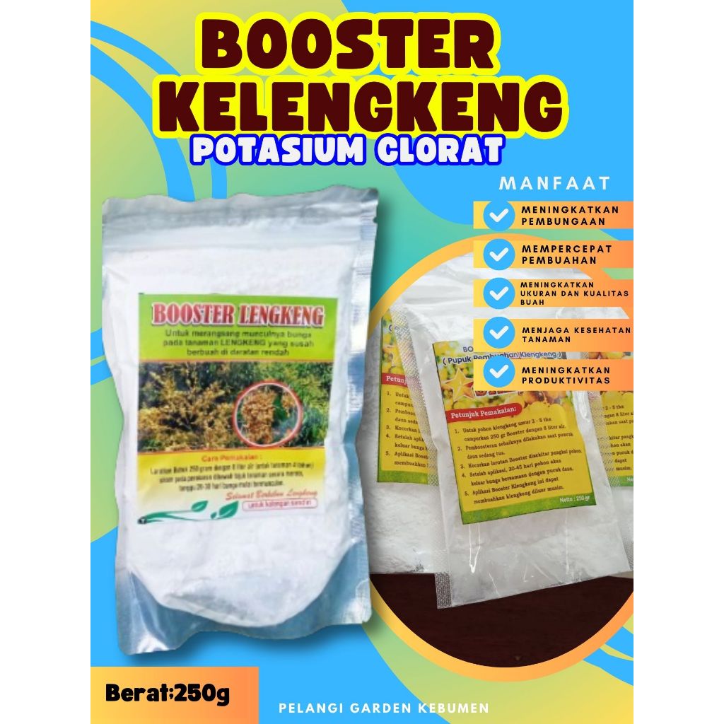 TERBAIK  Booster Buah Kelengkeng Kcl03 Murni, Booster Buah Kelengkeng Kcl03 Murni 1Kg