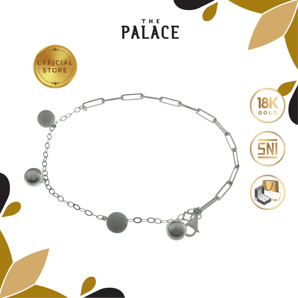 The Palace Bracelet / Gelang Pompom White