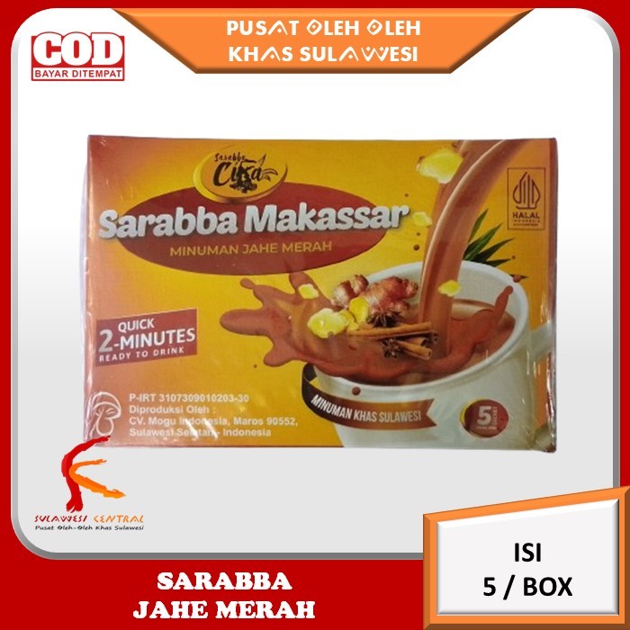 

CIKA Sarabba Minuman Jahe Asli khas sulawesi isi 5 Sachet