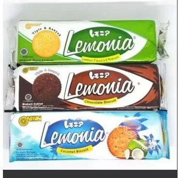 

Nissin Lemonia Biskuit Lemon-kelapa-Coklat 130 gram