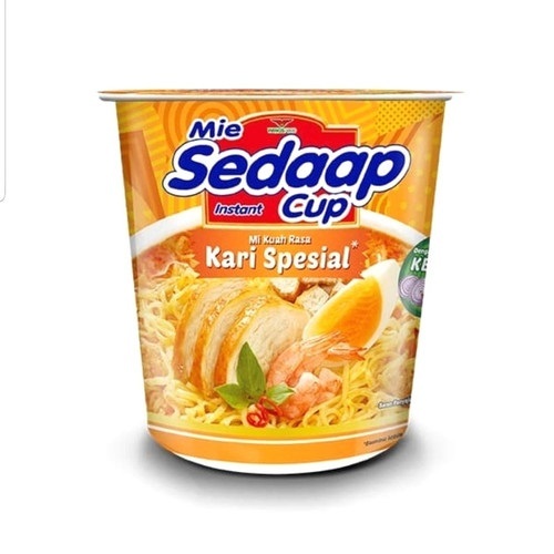 

Mie Sedaap Cup Kuah Kari Spesial 81 gr - Mi Sedap #MDR
