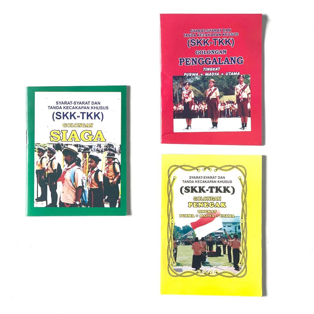 Buku SKK Pramuka Skk Tkk Pramuka 3 tingkatan kertas Biasa PURWA MADYA UTAMA siaga penggalang penegak
