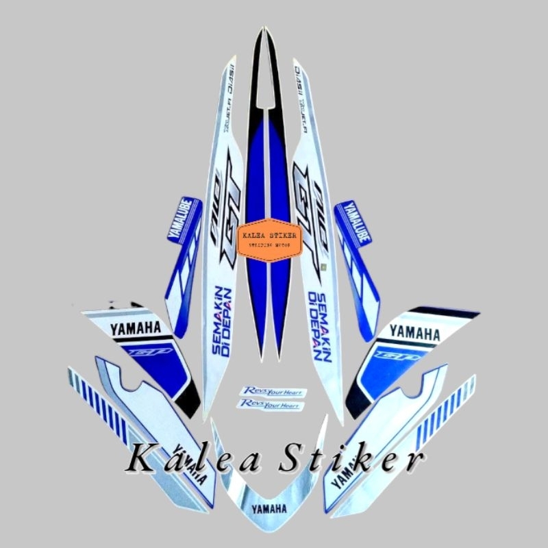 Striping Stiker Yamaha Mio GT 2013 2014 SE GP Biru