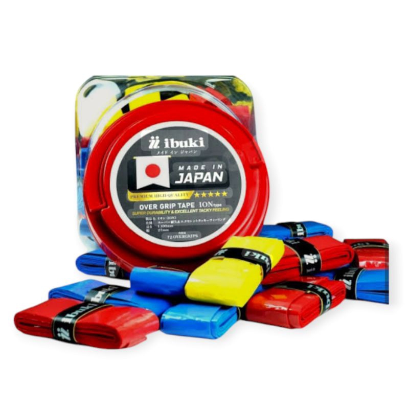 Overgrip Ibuki / Grip Raket Tenis / Grip Raket Badminton /Grip Ibuki Ion