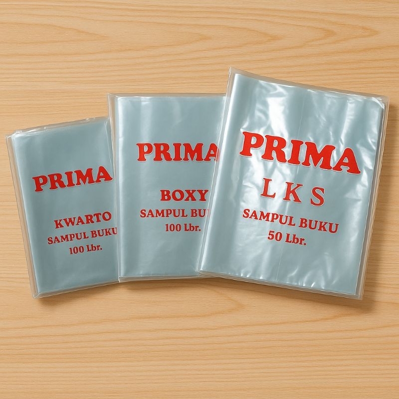 

Sampul plastik PRIMA/Sampul plastik Buku Tulis/Sampul LKS/Sampul Boxy/Sampul Bidboss