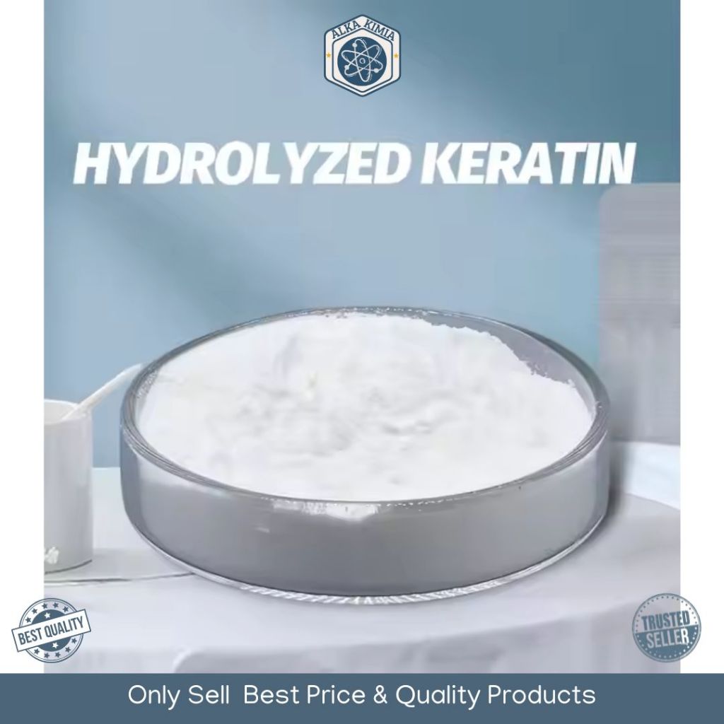 Hydrolyzed Keratin Protein Powder 10gr / Bubuk Keratin Protein Nutrisi Rambut Kulit Kuku Pure Kerati