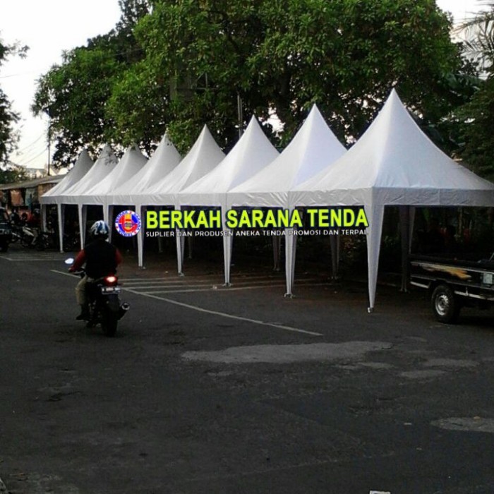 PREMIUM Terpal tenda kerucut ukuran 3x3