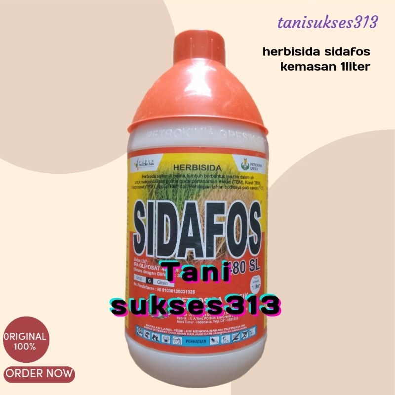 herbisida sidafos 1liter Obat rumput langsung kering Sidafos 1liter