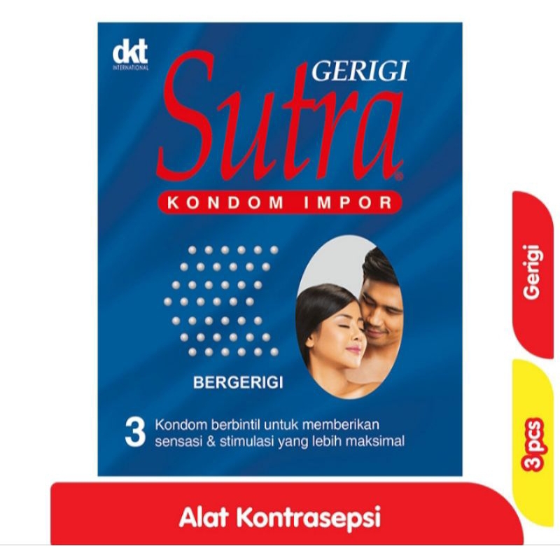 Sutra kondom bergrigi 3 pcs (Privasi)