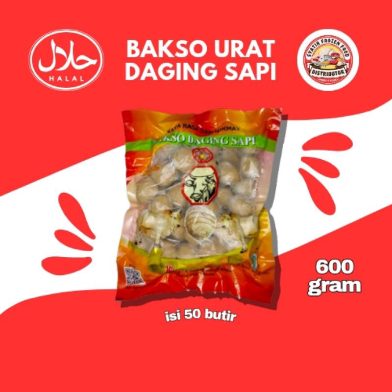 

BAKSO URAT WARISAN 319 DAGING SAPI 600 GRAM ISI 50 BUTIR