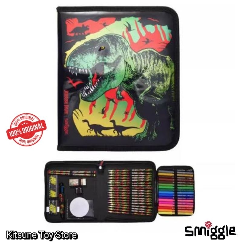 

Smiggle Jurassic Park Kit Zip It Coloured Pencils Set Original - Tempat Kotak Tas Pensil Marker Warna Keperluan Sekolah Anak TK SD SMP