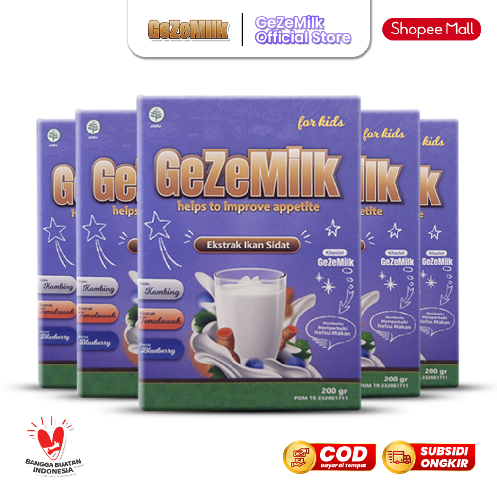 

GeZeMilk Paket 5 Box – Susu Kambing Etawa dengan Ekstrak Ikan Sidat