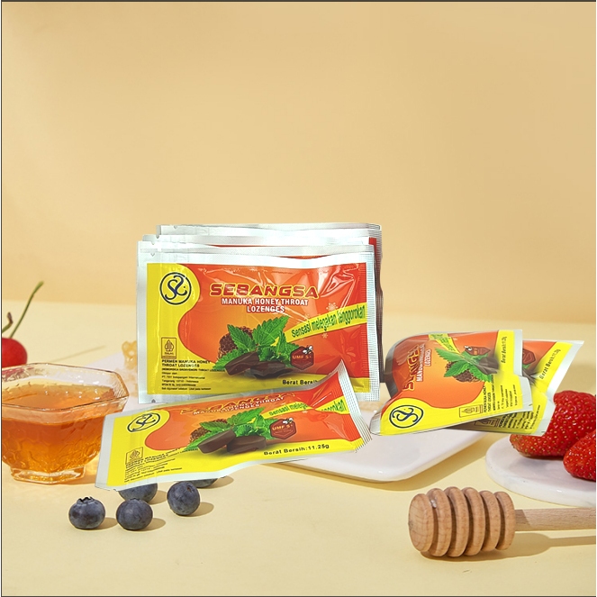 

Permen Madu Permen Pereda Batuk Permen Tenggorokan Herbal Penyegar Nafas & Pereda Batuk 1 Kotak